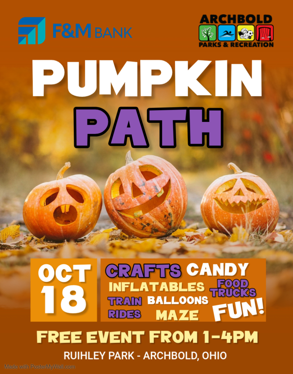 Pumpkin Path 2026 draft 1 - Made with PosterMyWall